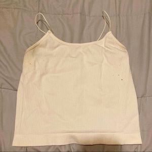 White crop top